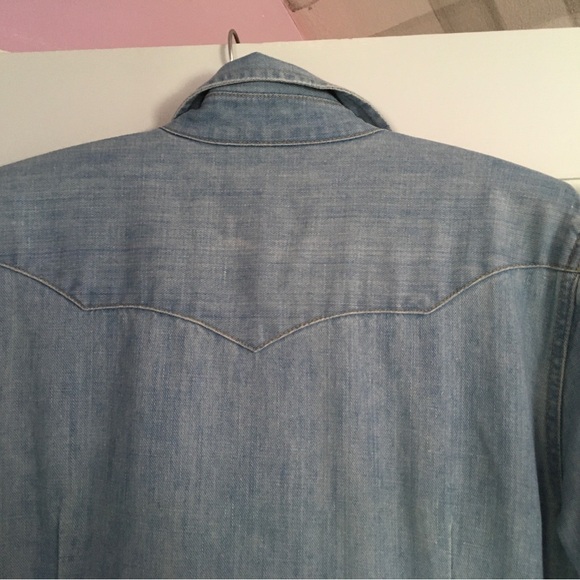 Polo Ralph Lauren Denim Midi/Maxi classic Western Dress  size 10 - Picture 3 of 8